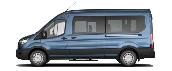 Ford Transit Minibüs Krom Mavi Fabrika Çıkış Rengi