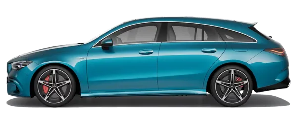 Mercedes CLA Shooting Brake Metalik Hiper Mavi Fabrika Çıkış Rengi