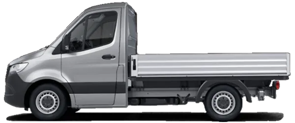 Mercedes Sprinter Kamyonet İridyum Gümüş Metalik Fabrika Çıkış Rengi